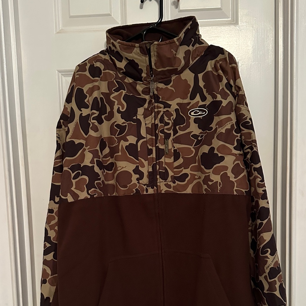Drake Brown Camouflage Windbreaker Jacket